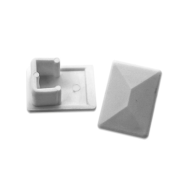 1" x 3/4" Rectangular Sling Insert | White | Item 30-304 furniture-end-caps-sling-inserts-30-304 Caps, Glides & Inserts Sunniland Patio Parts RectangularSlingInsertWhiteItem30-304.jpg