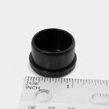1 1/8" Round Chair Leg Insert | Black | Item 30-598B round_glides_inserts-30-599b Caps, Glides & Inserts Sunniland Patio Parts Round-Chair-Leg-Insert-black-rules.jpg
