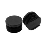 1-1/4" Round Multi-Gauge Insert | Black | Item 30-602B round-multi-gauge-chair-leg-inserts-30-602b Caps, Glides & Inserts Sunniland Patio Parts RoundMultiGaugeInsertBlackItem30602B.jpg