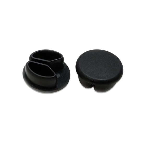 1 1/8" Diameter Round Sling Insert | Black | Item 30-308B chair-end-caps-round-sling-insert-black Caps, Glides & Inserts Sunniland Patio Parts RoundSlingInsertBlackItem30-308B.jpg