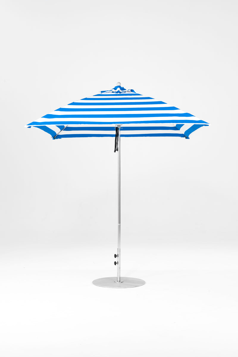7.5 Ft Square Frankford Patio Umbrella | Pulley Lift Mechanism 7-5-ft-square-frankford-patio-umbrella-pulley-lift-mechanism Frankford Umbrellas Frankford SRPlatinum-BlueStripe_577f9b5d-c8f4-419f-9235-41bba21261dc.jpg