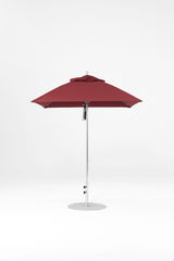 6.5 Ft Square Frankford Patio Umbrella | Pulley Lift Mechanism 6-5-ft-square-frankford-patio-umbrella-pulley-lift-matte-silver-frame-1 Frankford Umbrellas Frankford SRPlatinum-Burgundy.jpg
