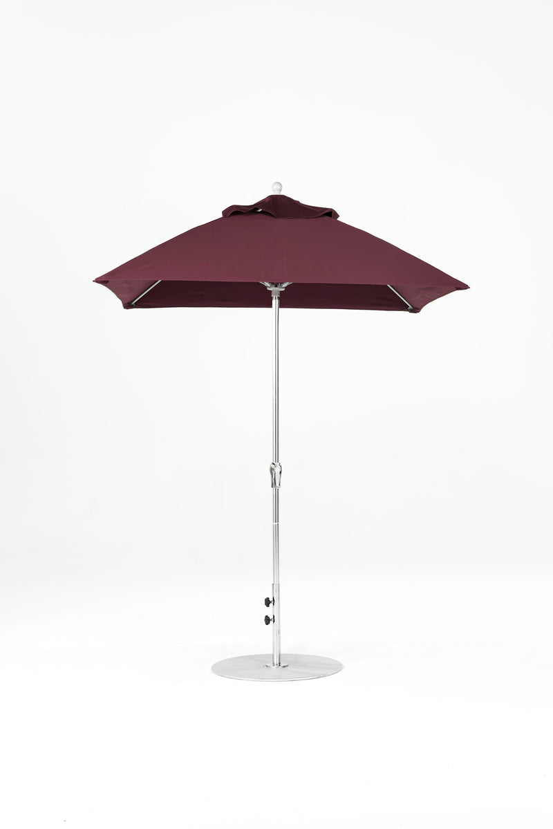 6.5 Ft Square Frankford Patio Umbrella | Crank Lift Mechanism 6-5-ft-square-frankford-patio-umbrella-crank-lift-mechanism Frankford Umbrellas Frankford SRPlatinum-Burgundy_f218beb3-2c13-48d7-8dc1-1882e63b523b.jpg