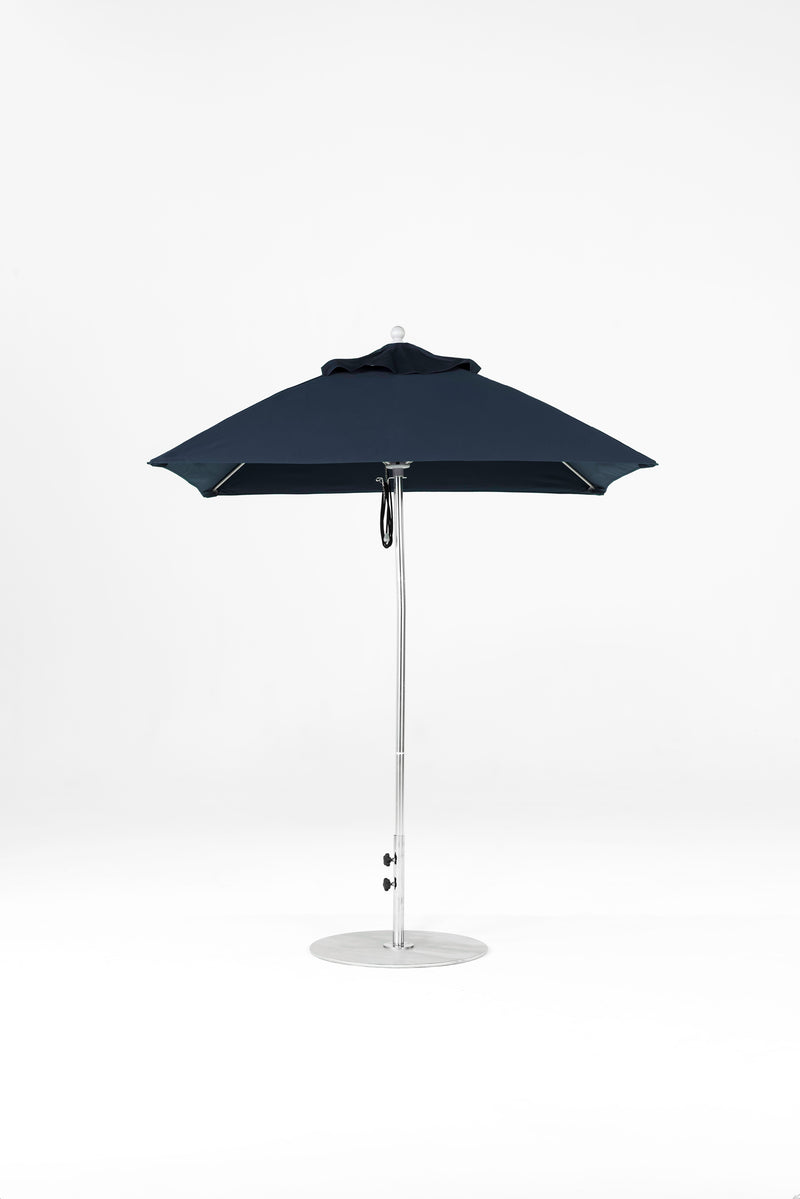 6.5 Ft Square Frankford Patio Umbrella | Pulley Lift Mechanism 6-5-ft-square-frankford-patio-umbrella-pulley-lift-matte-silver-frame-1 Frankford Umbrellas Frankford SRPlatinum-NavyBlue_3d52d868-3502-4cd2-8b38-cf5320b36a19.jpg
