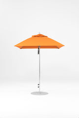 6.5 Ft Square Frankford Patio Umbrella | Pulley Lift Mechanism 6-5-ft-square-frankford-patio-umbrella-pulley-lift-matte-silver-frame-1 Frankford Umbrellas Frankford SRPlatinum-Orange.jpg