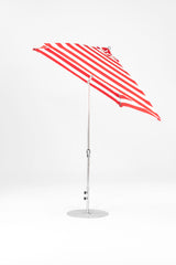 7.5 Ft Square Frankford Patio Umbrella | Crank Auto-Tilt Mechanism 7-5-ft-square-frankford-patio-umbrella-crank-auto-tilt-mechanism Frankford Umbrellas Frankford SRPlatinum-RedStripe_22f3c28d-7661-4375-b048-687d1702e604.jpg