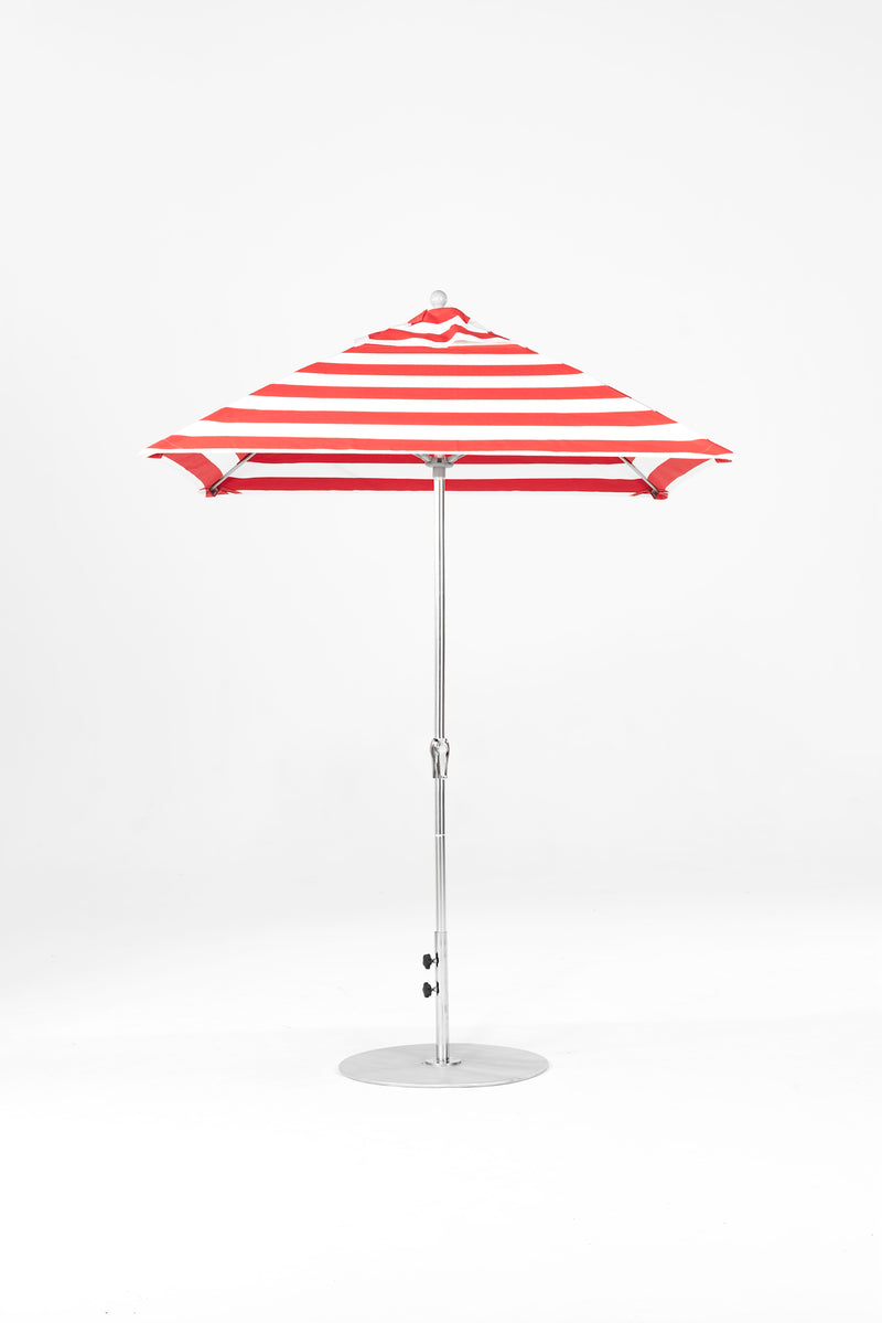 6.5 Ft Square Frankford Patio Umbrella | Crank Lift Mechanism 6-5-ft-square-frankford-patio-umbrella-crank-lift-mechanism Frankford Umbrellas Frankford SRPlatinum-RedStripe_6a15116b-3416-42b4-8596-de771ebe033b.jpg