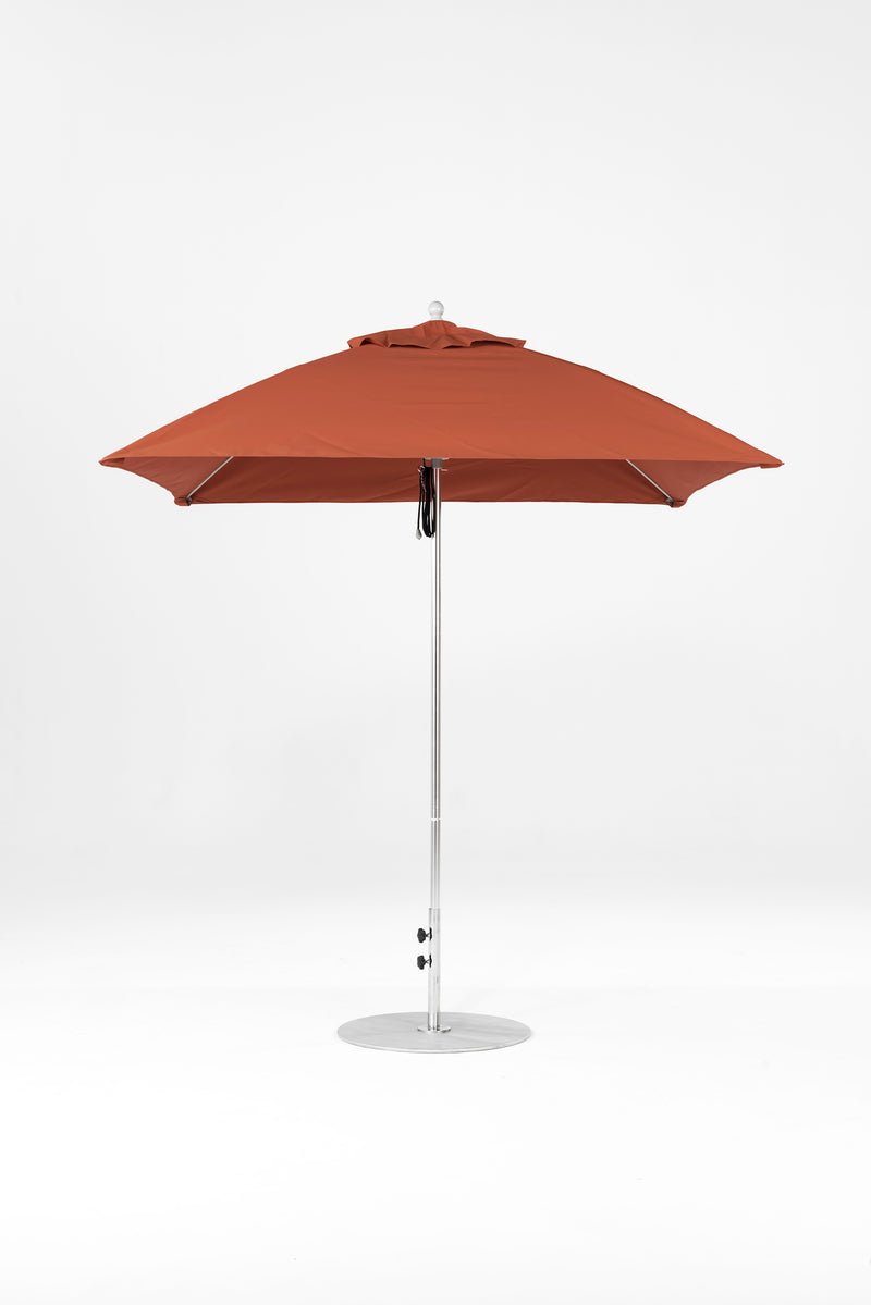 7.5 Ft Square Frankford Patio Umbrella | Pulley Lift Mechanism 7-5-ft-square-frankford-patio-umbrella-pulley-lift-mechanism Frankford Umbrellas Frankford SRPlatinum-Terracotta_5ba3974e-46d8-4bf6-b2e7-186575649e61.jpg