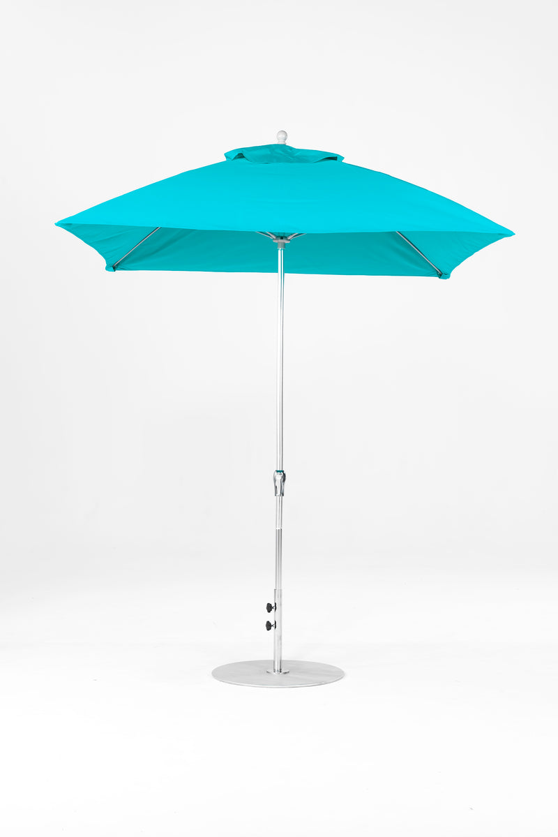 7.5 Ft Square Frankford Patio Umbrella | Crank Lift Mechanism 7-5-ft-square-frankford-patio-umbrella-crank-lift-mechanism Frankford Umbrellas Frankford SRPlatinum-Turquoise_07bc9d34-7586-42ce-8035-3c9ab88b3f06.jpg