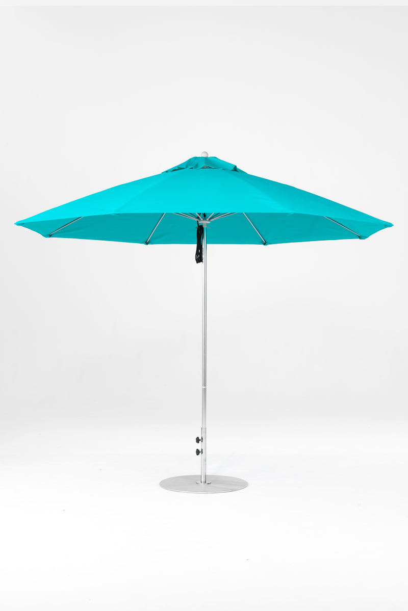 11 Ft Octagonal Frankford Patio Umbrella | Pulley Lift Mechanism copy-of-11-ft-octagonal-frankford-patio-umbrella-pulley-lift-matte-silver-frame Frankford Umbrellas Frankford SRPlatinum-Turquoise_d24e011f-d231-4677-800a-d07d8f31d8d7.jpg