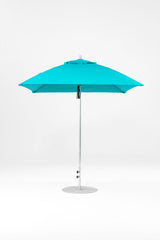 7.5 Ft Square Frankford Patio Umbrella | Pulley Lift Mechanism 7-5-ft-square-frankford-patio-umbrella-pulley-lift-mechanism Frankford Umbrellas Frankford SRPlatinum-Turquoise_db15f6e8-62dc-47be-b7bc-ab0c89af9d1e.jpg