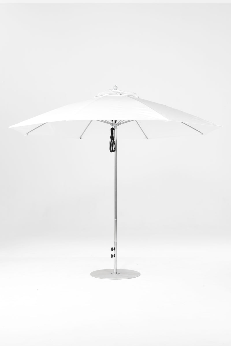 11 Ft Octagonal Frankford Patio Umbrella | Pulley Lift Mechanism copy-of-11-ft-octagonal-frankford-patio-umbrella-pulley-lift-matte-silver-frame Frankford Umbrellas Frankford SRPlatinum-White_1d741c65-87bb-4802-9538-d1dea3fcf1c8.jpg