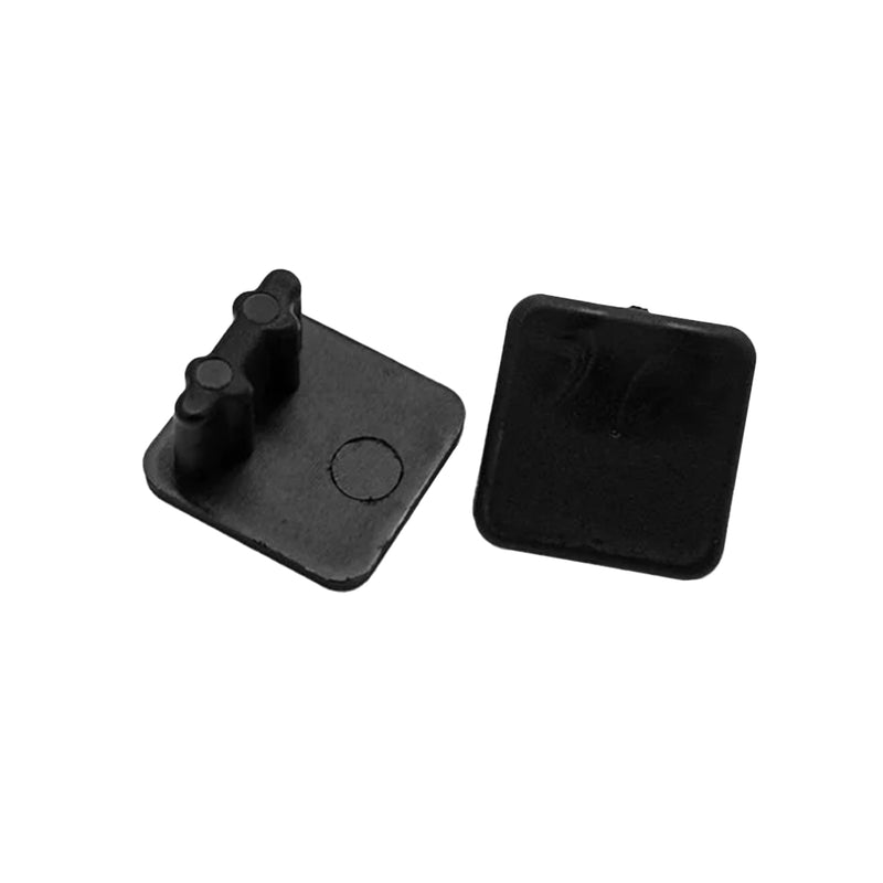 7/8" x 7/8" Square Sling Insert | Black | Item 30-307B chair-end-caps-square-sling-insert-30-307b Caps, Glides & Inserts Sunniland Patio Parts SquareSlingInsertBlack78x78Item30-307B.jpg