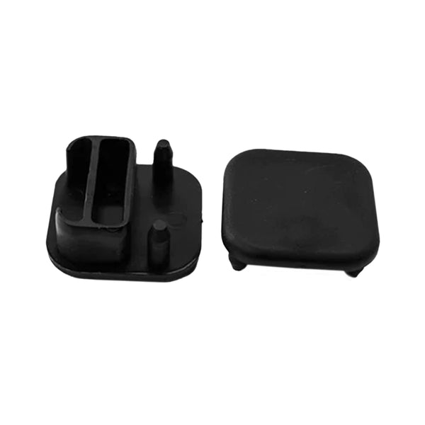 1-1/8" x 1-1/8" Square Sling Insert | Black | Item 30-314B chair-end-caps-square-sling-insert-black Caps, Glides & Inserts Sunniland Patio Parts SquareSlingInsertBlackItem30-314B.jpg