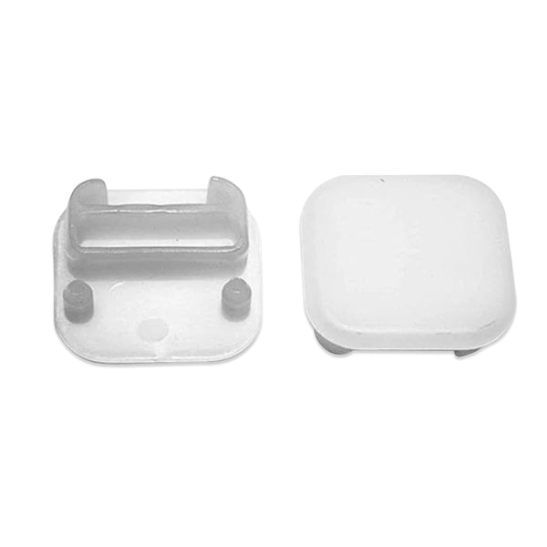 1-1/8" x 1-1/8" Square Sling Insert | White | Item 30-314 furniture-end-caps-sling-inserts-30-303 Caps, Glides & Inserts Sunniland Patio Parts SquareSlingInsertWhiteItem30-314.jpg