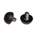 8MM x 1.25 Thread Stainless Steel Stud Adjustable Glide | Black | Item 30-413B 8mm-x-1-25-thread-stainless-steel-stud-adjustable-glide-black-item-30-413b Caps, Glides & Inserts Sunniland Patio Parts StandardThreadwith12LongStainlessSteelThreadedStudAdjustableGlideBlack.jpg
