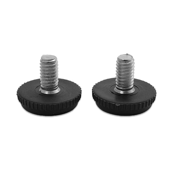 5/16"-18 Thread Stainless Steel Stud Adjustable Glide | Black | Item 30-412B stud-glides-30-412b Caps, Glides & Inserts Sunniland Patio Parts ThreadStainlessSteelStudAdjustableGlideBlackItem30412B.jpg