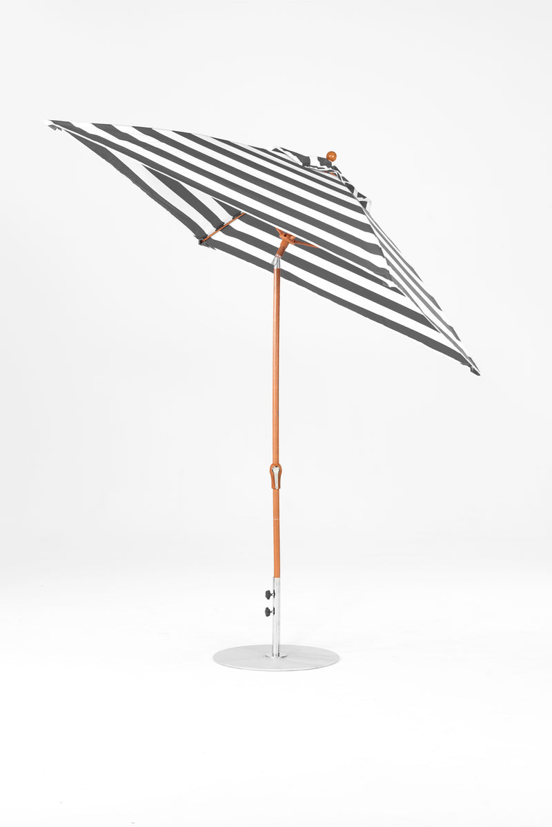 7.5 Ft Square Frankford Patio Umbrella | Crank Auto-Tilt Mechanism 7-5-ft-square-frankford-patio-umbrella-crank-auto-tilt-mechanism Frankford Umbrellas Frankford WGGoldenOak-BlackStripe_3092674c-58b3-4535-ba86-cac67f3e1bd2.jpg