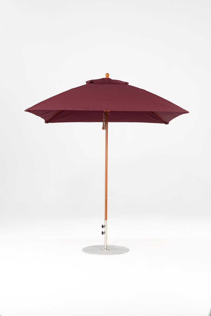 7.5 Ft Square Frankford Patio Umbrella | Pulley Lift Mechanism 7-5-ft-square-frankford-patio-umbrella-pulley-lift-mechanism Frankford Umbrellas Frankford WGGoldenOak-Burgundy_666dcc0a-af85-4b92-95ef-2c02453d2424.jpg