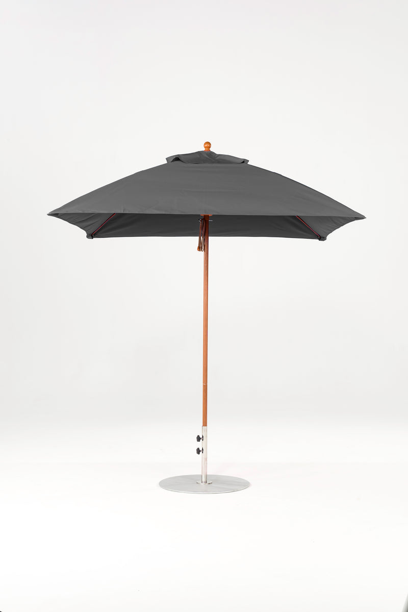 7.5 Ft Square Frankford Patio Umbrella | Pulley Lift Mechanism 7-5-ft-square-frankford-patio-umbrella-pulley-lift-mechanism Frankford Umbrellas Frankford WGGoldenOak-Charcoal_7ad869fd-37f6-4627-9969-fb52588e8855.jpg