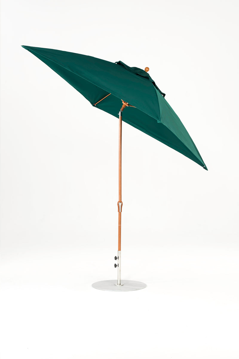 7.5 Ft Square Frankford Patio Umbrella | Crank Auto-Tilt Mechanism 7-5-ft-square-frankford-patio-umbrella-crank-auto-tilt-mechanism Frankford Umbrellas Frankford WGGoldenOak-ForestGreen_49011d47-1c02-434b-8d17-896246327db0.jpg