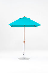 6.5 Ft Square Frankford Patio Umbrella | Crank Lift Mechanism 6-5-ft-square-frankford-patio-umbrella-crank-lift-mechanism Frankford Umbrellas Frankford WGGoldenOak-Turquoise_8c3d0ba1-0946-4356-a991-5c032fad8431.jpg