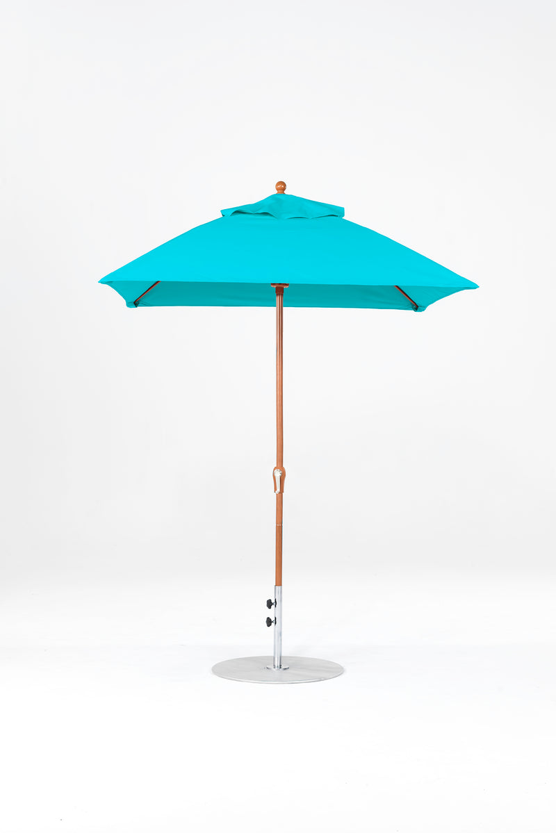 6.5 Ft Square Frankford Patio Umbrella | Crank Lift Mechanism 6-5-ft-square-frankford-patio-umbrella-crank-lift-mechanism Frankford Umbrellas Frankford WGGoldenOak-Turquoise_8c3d0ba1-0946-4356-a991-5c032fad8431.jpg