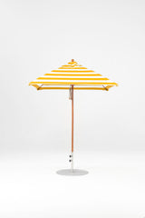 6.5 Ft Square Frankford Patio Umbrella | Pulley Lift Mechanism 6-5-ft-square-frankford-patio-umbrella-pulley-lift-matte-silver-frame-1 Frankford Umbrellas Frankford WGGoldenOak-YellowStripe.jpg