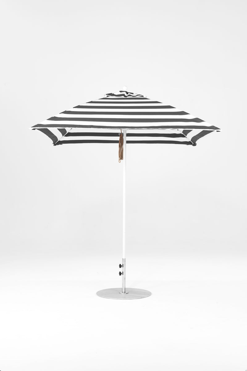 7.5 Ft Square Frankford Patio Umbrella | Pulley Lift Mechanism 7-5-ft-square-frankford-patio-umbrella-pulley-lift-mechanism Frankford Umbrellas Frankford WHAlpineWhite-BlackStripe_50aeb7bb-0c87-4e6c-8fdb-8a2bb69d525b.jpg