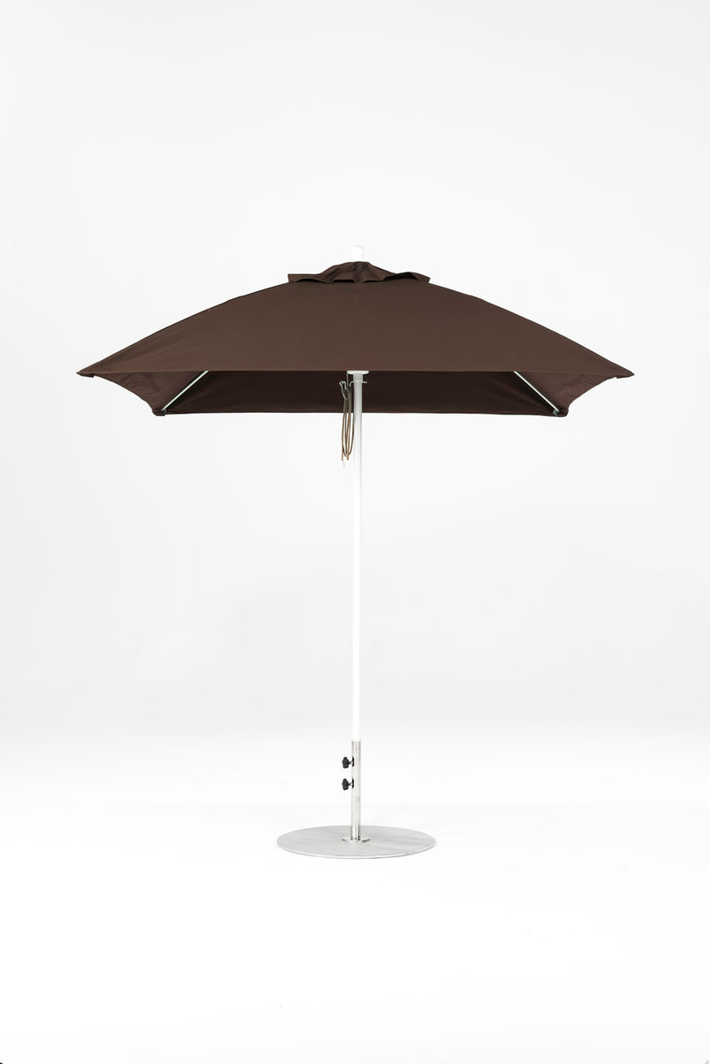 7.5 Ft Square Frankford Patio Umbrella | Pulley Lift Mechanism 7-5-ft-square-frankford-patio-umbrella-pulley-lift-mechanism Frankford Umbrellas Frankford WHAlpineWhite-Brown_5fa42103-e752-4338-9132-52f20a53e4b5.jpg
