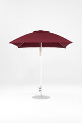 7.5 Ft Square Frankford Patio Umbrella | Pulley Lift Mechanism 7-5-ft-square-frankford-patio-umbrella-pulley-lift-mechanism Frankford Umbrellas Frankford WHAlpineWhite-Burgundy_38489290-7d10-4be6-9a28-88aab74cdb32.jpg