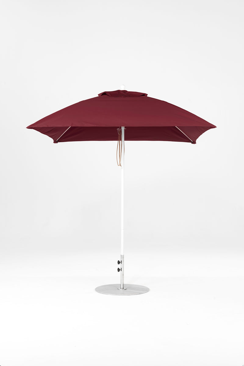 7.5 Ft Square Frankford Patio Umbrella | Pulley Lift Mechanism 7-5-ft-square-frankford-patio-umbrella-pulley-lift-mechanism Frankford Umbrellas Frankford WHAlpineWhite-Burgundy_38489290-7d10-4be6-9a28-88aab74cdb32.jpg