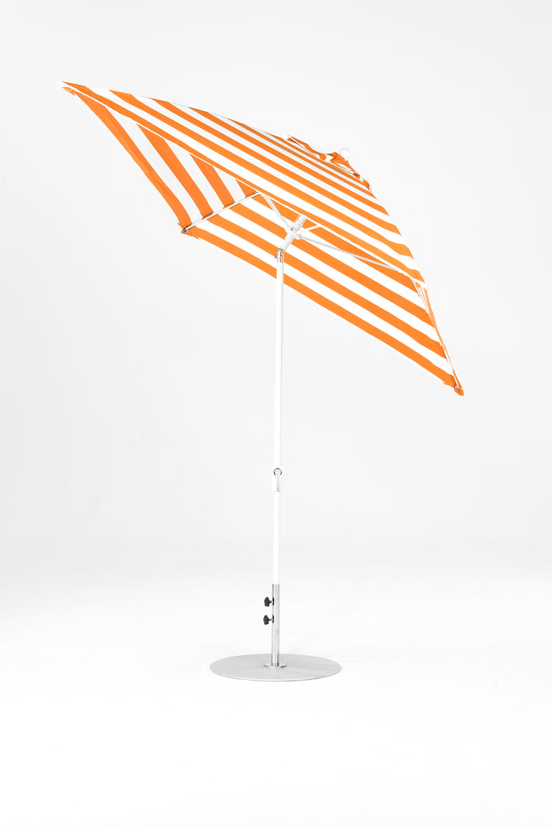 7.5 Ft Square Frankford Patio Umbrella | Crank Auto-Tilt Mechanism 7-5-ft-square-frankford-patio-umbrella-crank-auto-tilt-mechanism Frankford Umbrellas Frankford WHAlpineWhite-OrangeStripe_b447ae98-ed59-4143-aba8-f4e7ff48934f.jpg