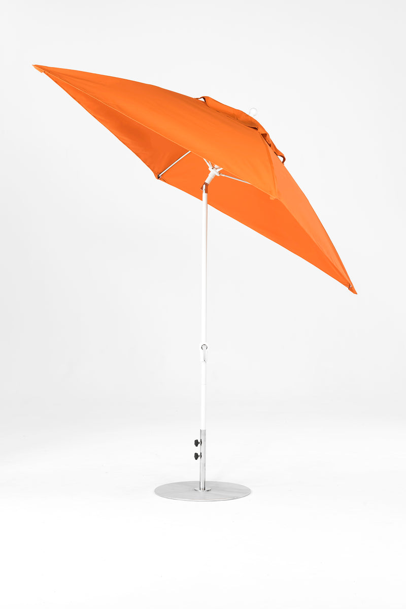 7.5 Ft Square Frankford Patio Umbrella | Crank Auto-Tilt Mechanism 7-5-ft-square-frankford-patio-umbrella-crank-auto-tilt-mechanism Frankford Umbrellas Frankford WHAlpineWhite-Orange_a897c072-357b-484e-9e48-57ddce73f4b1.jpg