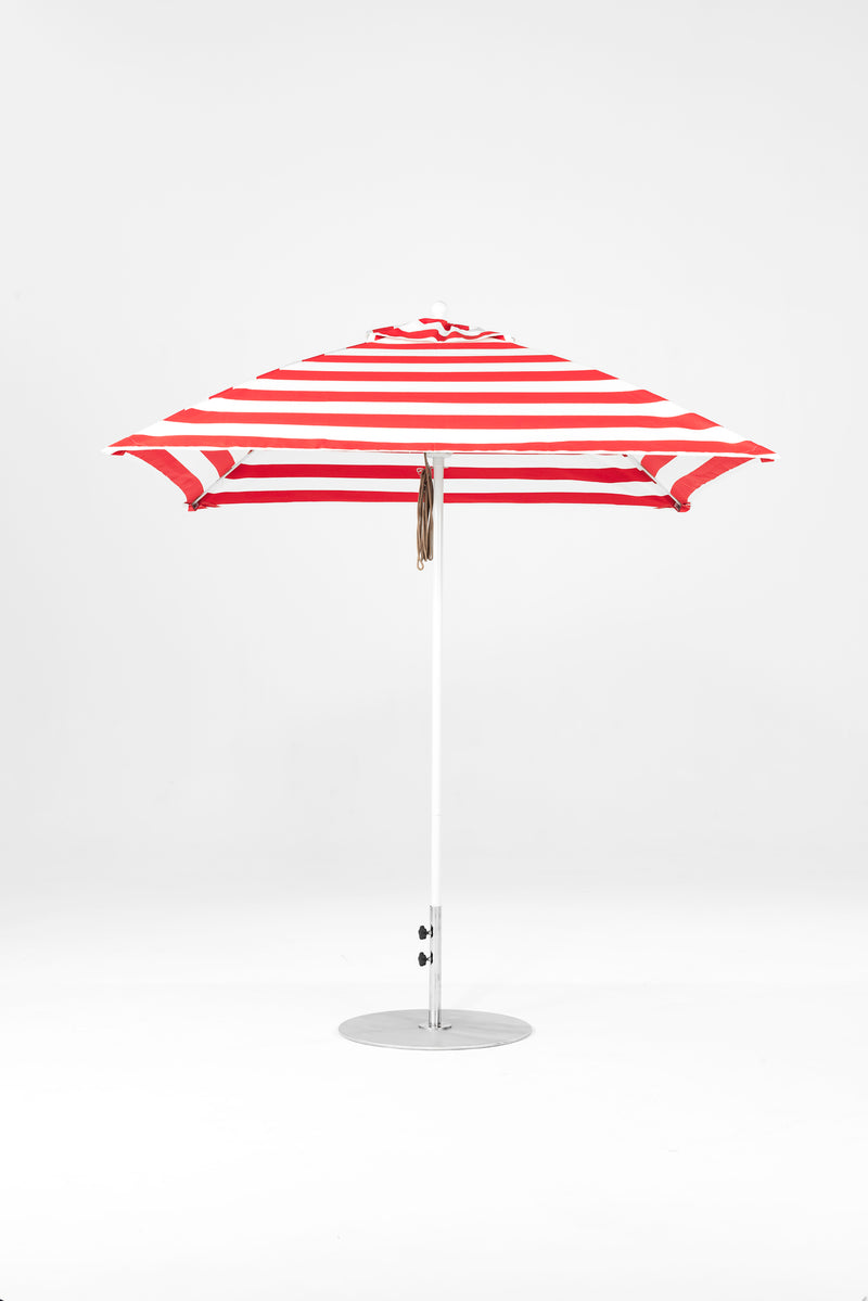 7.5 Ft Square Frankford Patio Umbrella | Pulley Lift Mechanism 7-5-ft-square-frankford-patio-umbrella-pulley-lift-mechanism Frankford Umbrellas Frankford WHAlpineWhite-RedStripe_c081e2e5-0b86-4383-bd24-9861dca3605e.jpg