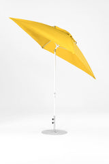 7.5 Ft Square Frankford Patio Umbrella | Crank Auto-Tilt Mechanism 7-5-ft-square-frankford-patio-umbrella-crank-auto-tilt-mechanism Frankford Umbrellas Frankford WHAlpineWhite-Sunflower_61f50821-c4ce-4a6b-96d6-d31745ff6841.jpg