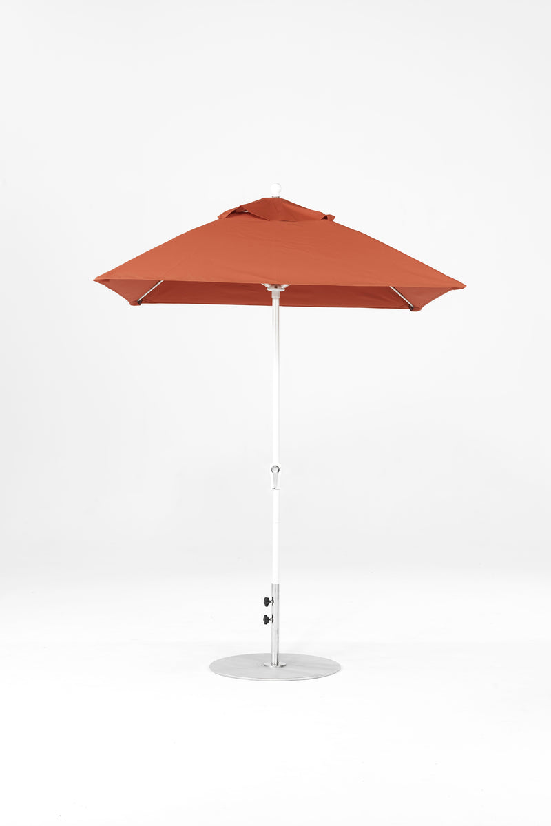 6.5 Ft Square Frankford Patio Umbrella | Crank Lift Mechanism 6-5-ft-square-frankford-patio-umbrella-crank-lift-mechanism Frankford Umbrellas Frankford WHAlpineWhite-Terracotta_42573179-5689-4787-b5c5-c43f7e02561c.jpg