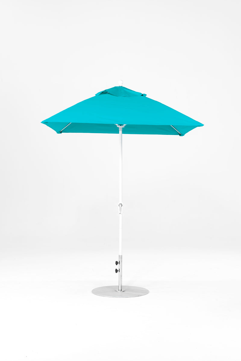 6.5 Ft Square Frankford Patio Umbrella | Crank Lift Mechanism 6-5-ft-square-frankford-patio-umbrella-crank-lift-mechanism Frankford Umbrellas Frankford WHAlpineWhite-Turquoise_5b13c9f2-8a84-48e3-a5a5-e682fd6c1447.jpg