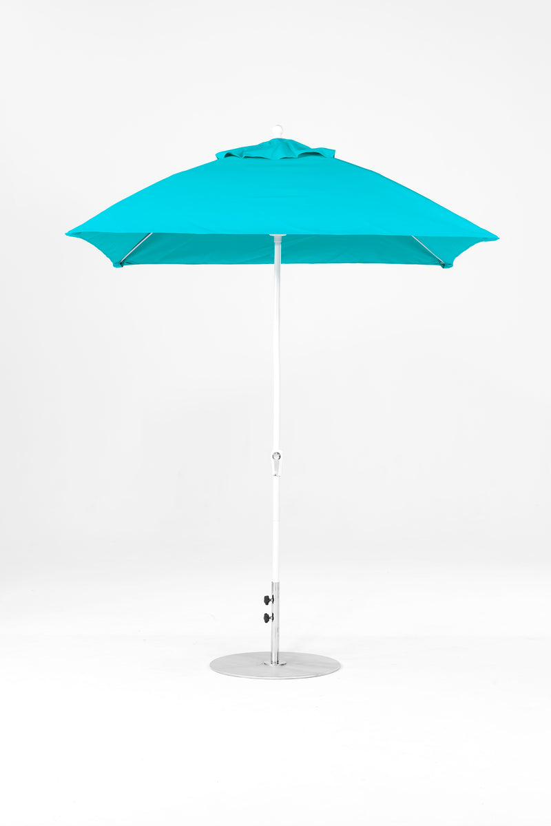 7.5 Ft Square Frankford Patio Umbrella | Crank Lift Mechanism 7-5-ft-square-frankford-patio-umbrella-crank-lift-mechanism Frankford Umbrellas Frankford WHAlpineWhite-Turquoise_b431a976-94f8-4ce8-80bb-6c6c2b93fb5a.jpg