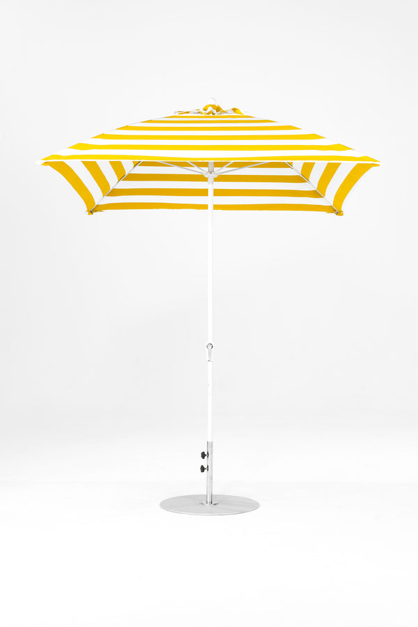 7.5 Ft Square Frankford Patio Umbrella | Crank Lift Mechanism 7-5-ft-square-frankford-patio-umbrella-crank-lift-mechanism Frankford Umbrellas Frankford WHAlpineWhite-YellowStripe_94b61ad8-447e-4b64-a778-1f16114ea84d.jpg