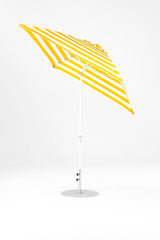 7.5 Ft Square Frankford Patio Umbrella | Crank Auto-Tilt Mechanism 7-5-ft-square-frankford-patio-umbrella-crank-auto-tilt-mechanism Frankford Umbrellas Frankford WHAlpineWhite-YellowStripe_d1c193b8-af75-457b-9da0-91e52b3dee17.jpg