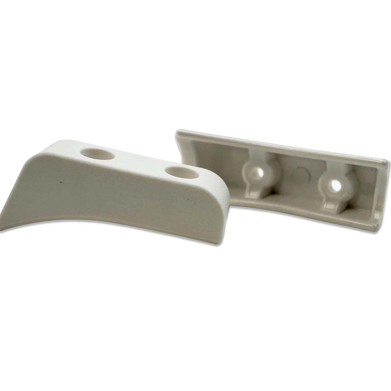White Sled Glide Fits 1" Tube Item #30-737 sled-glide-patio-part-30-737 Miscellaneous Repair Parts Sunniland Patio Parts WhiteSledGlideFits1TubeItem30-737.jpg