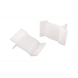 White Table Rim Clip | 1 1/4" x 3/4" | Item #30-917 | Pack of 8 table-parts-rim-clip-accessories-30-917 Table Parts Sunniland Patio Parts WhiteTableRimClip.jpg