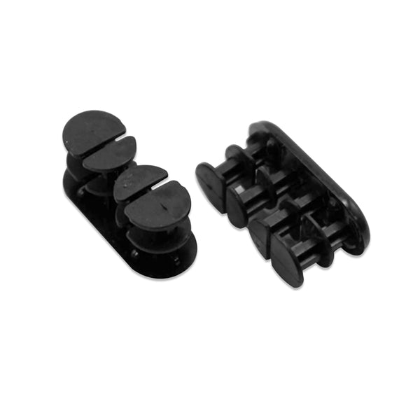 Winston Black Oval Tube 1 1/2" x 5/8" Glide Insert  | 30-643B winston-oval-glide-insert-win-291b Caps, Glides & Inserts Sunniland Patio Parts WinstonBlackOvalTube112x58GlideInsert30-643B.jpg