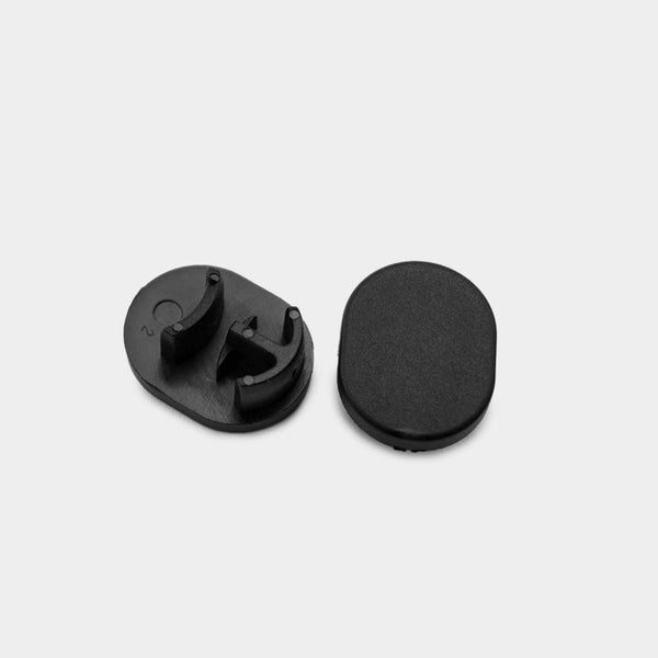 1-1/8" x 7/8" Oval Sling Insert | Black | Item 30-306B chait-end-caps-oval-sling-insert-30-306b Caps, Glides & Inserts Sunniland Patio Parts en-caps-73-black.jpg