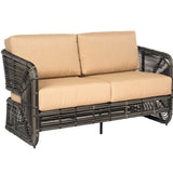 Woodard Carver Wicker Cushion Lounge Set