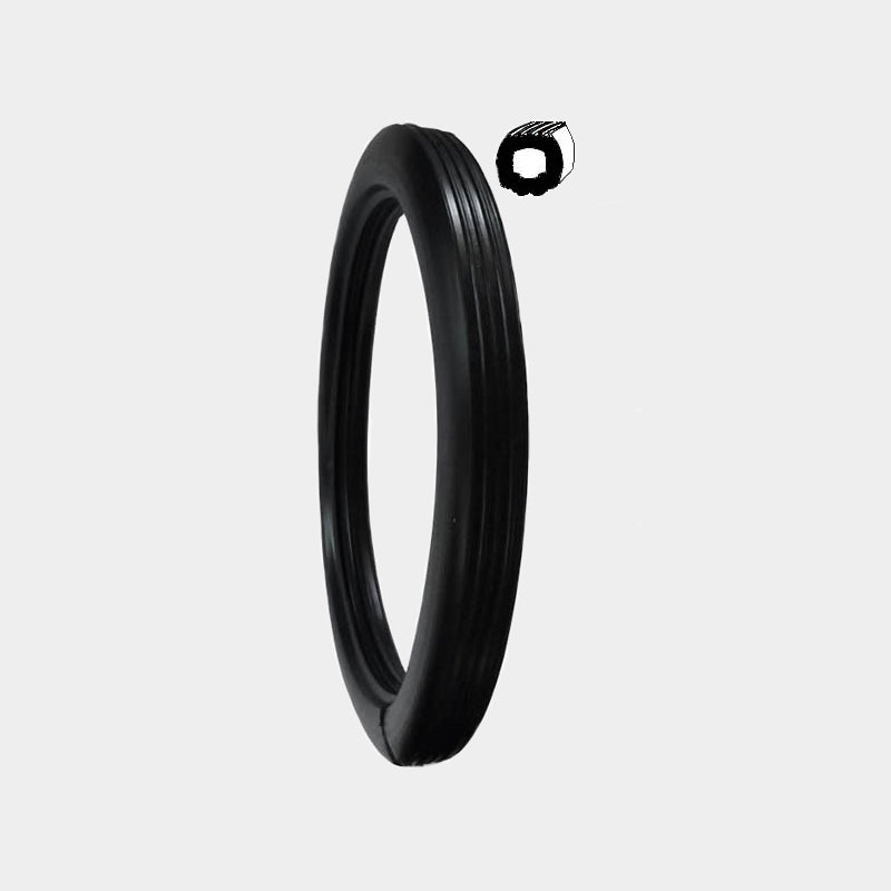 8" Black Vinyl Tire (Set of 2) Fits 8" O. D. Rim Item 07308