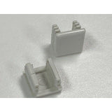 1" x 1" Telescope Square Sling FLAT Rail Insert | White | Item TEL-41W