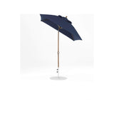 6.5 Ft Frankford Square Patio Umbrella- Crank Auto-Tilt- Matte Bronze Frame