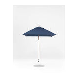 6.5 Ft Square Frankford Patio Umbrella- Pulley Lift- Matte Bronze Frame